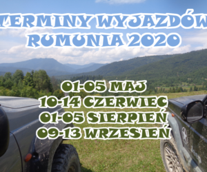 Terminy wyjazdów do Rumunii 2020.